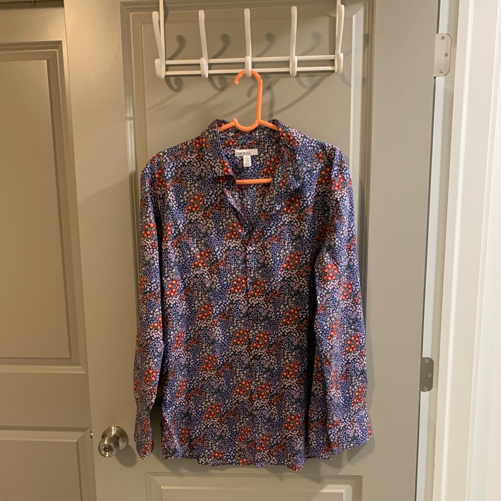 Bar III long sleeve button up men’s shirt size L